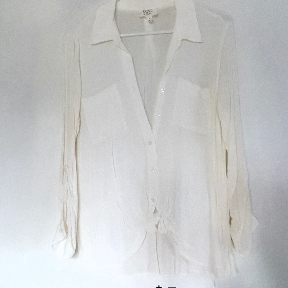 Olive & Oak Cream Button Down Shirt